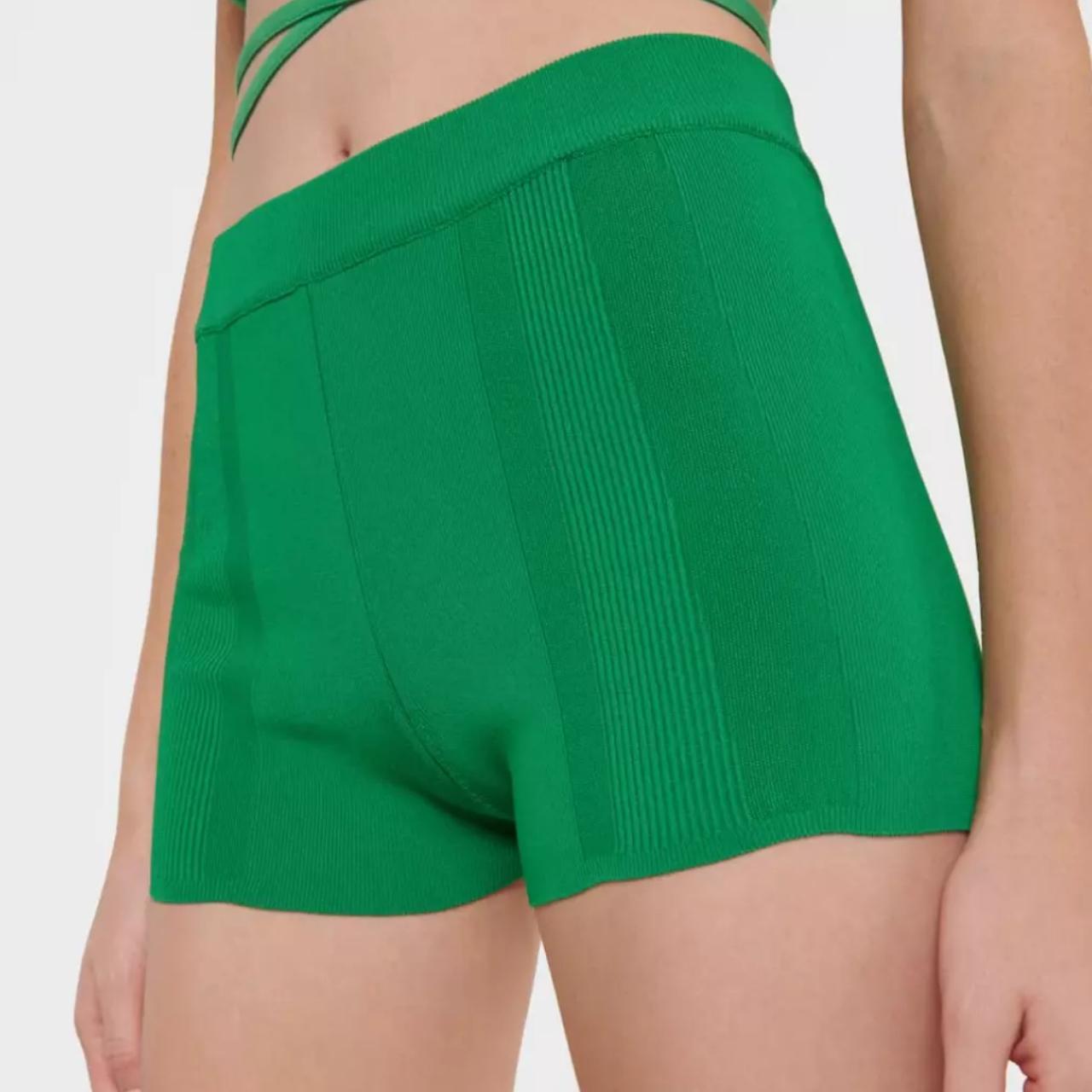 Jacquemus Green Le Short Basgia Depop
