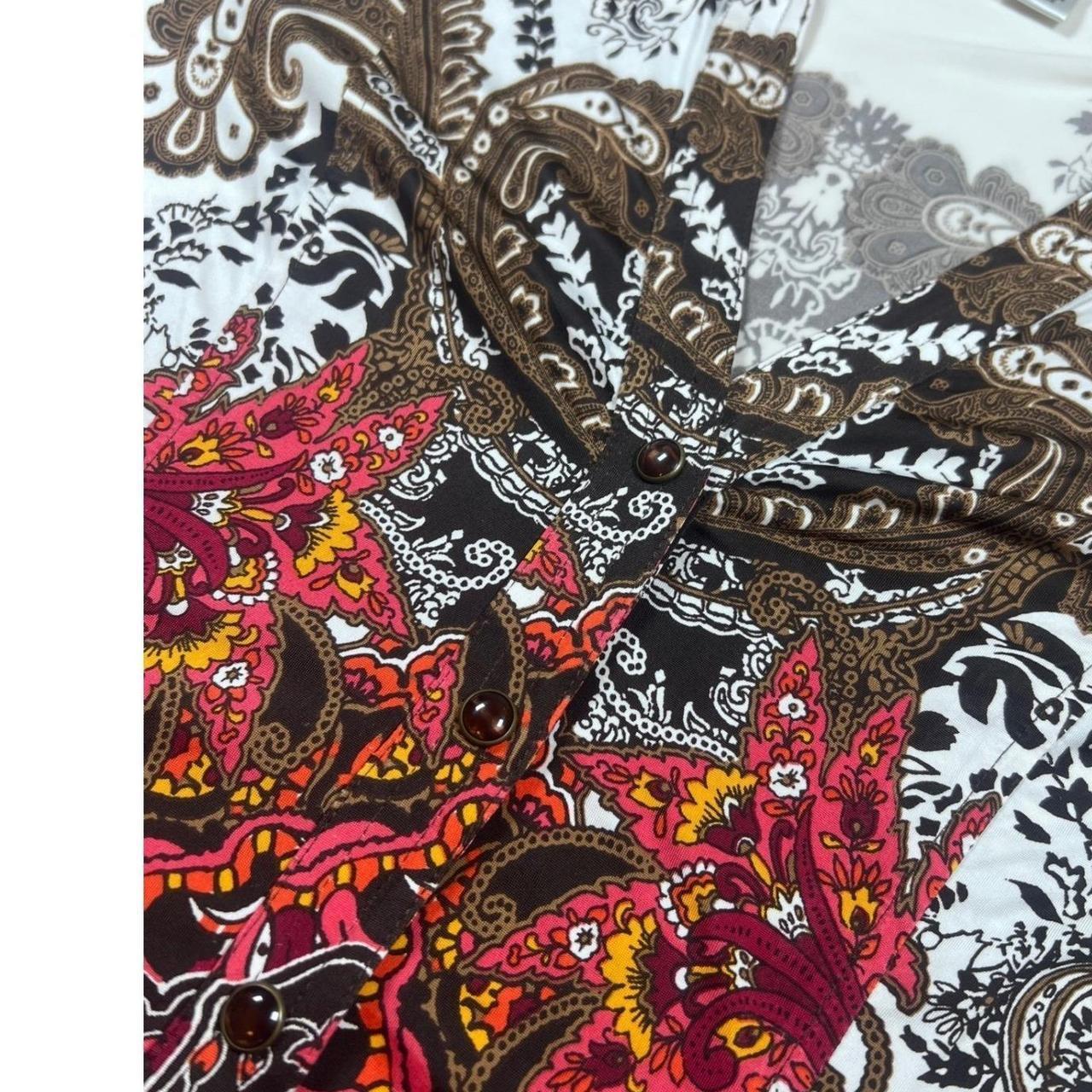 Cache Women's Blouse - White - S – CACHE Button D… - image 5