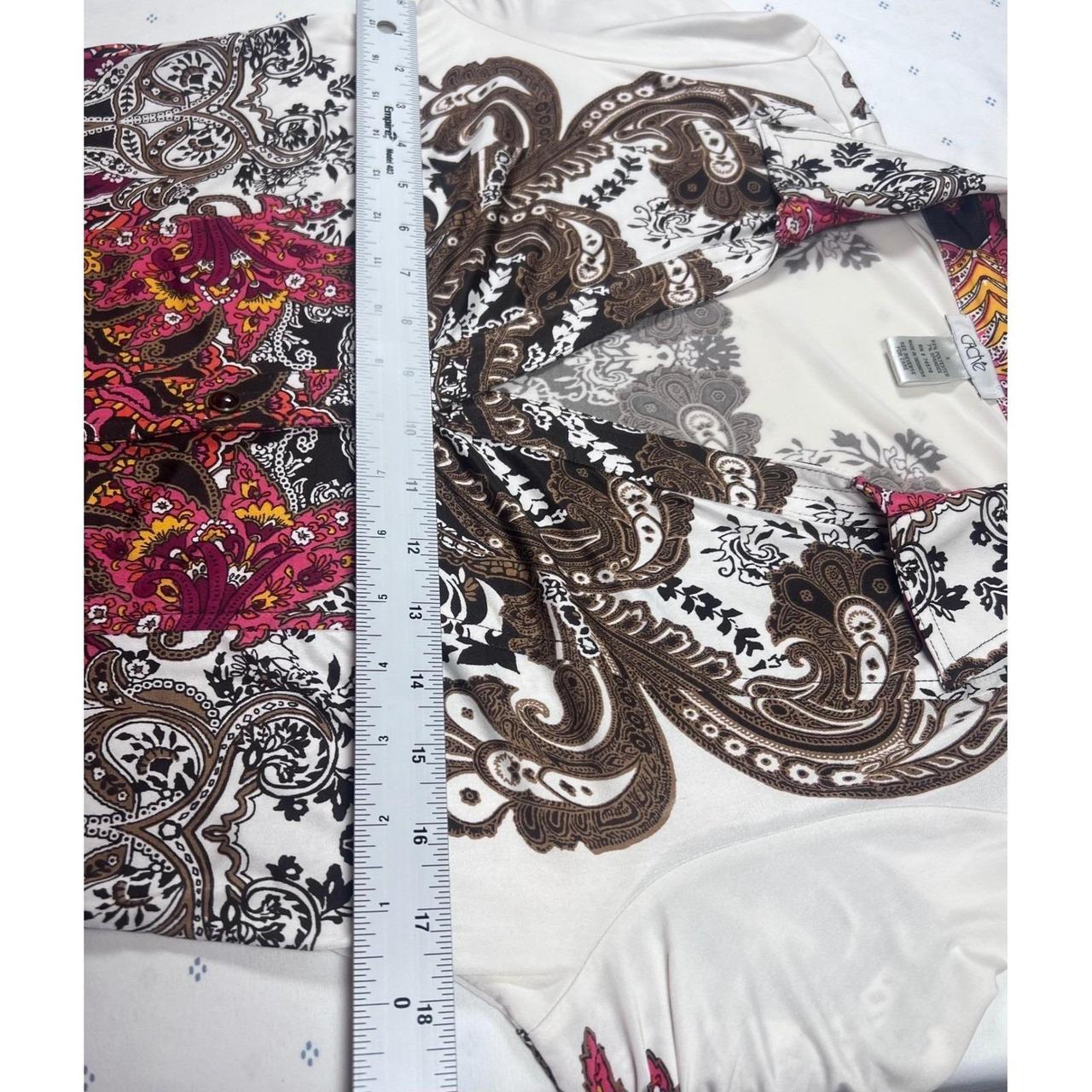 Cache Women's Blouse - White - S – CACHE Button D… - image 6