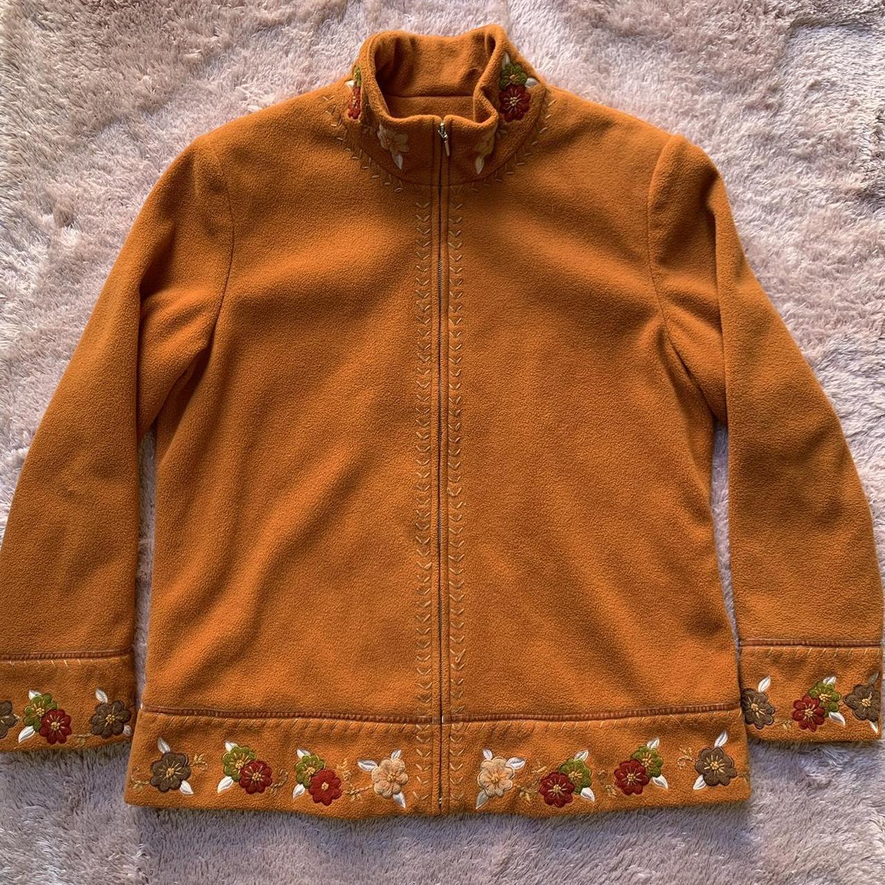 Susan Graver 70s Style Orange Jacket With The Depop