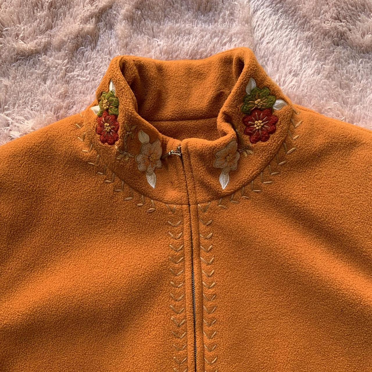 Susan Graver 70s Style Orange Jacket With The Depop