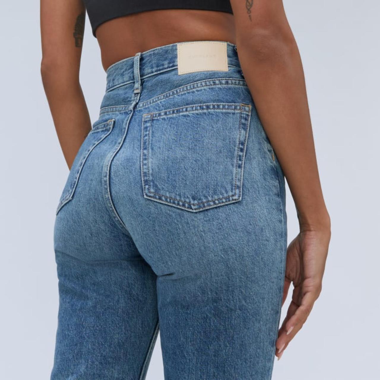 Everlane Women's Blue Jeans Depop
