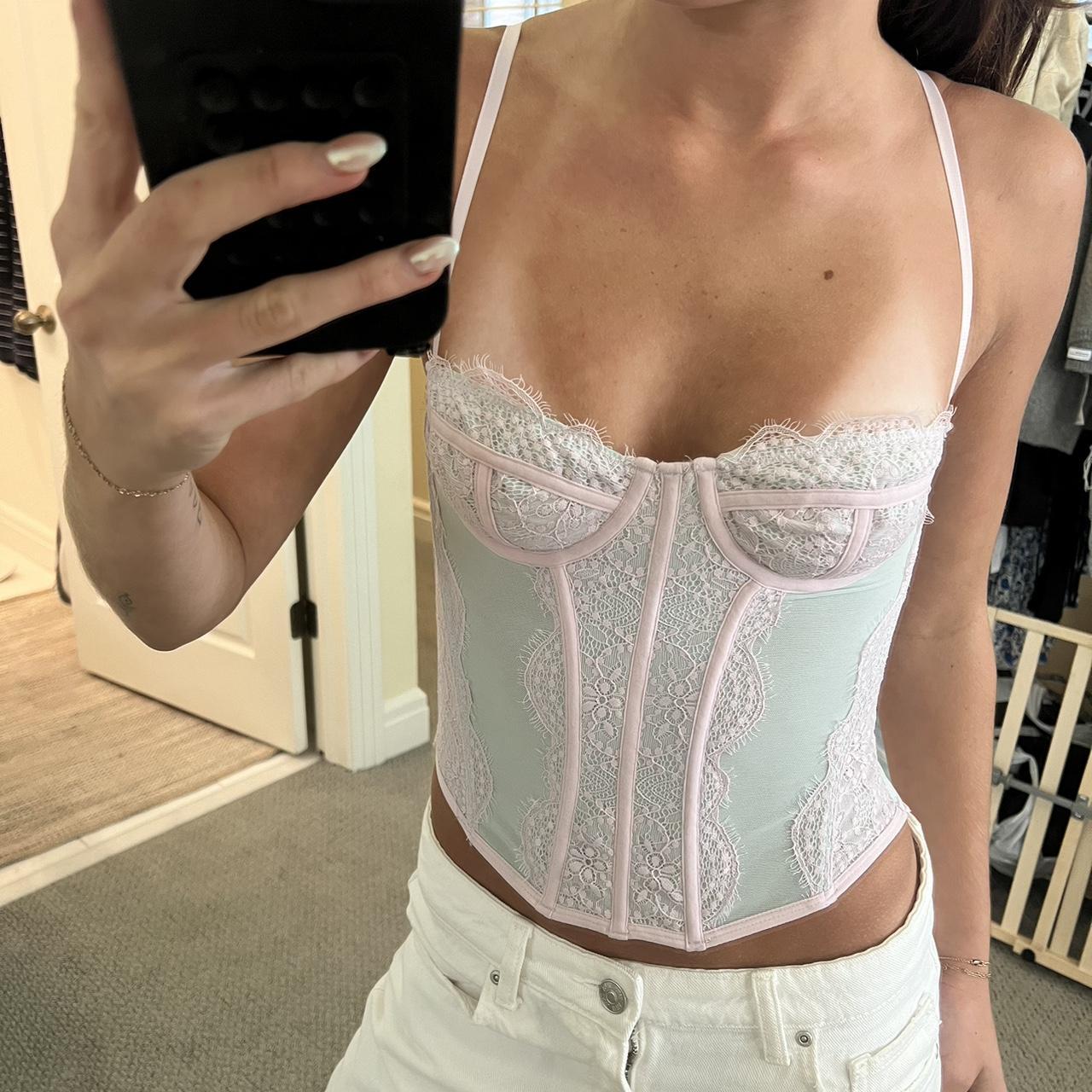 Urban Outfitters Corset Top Never Worn Brand New Depop