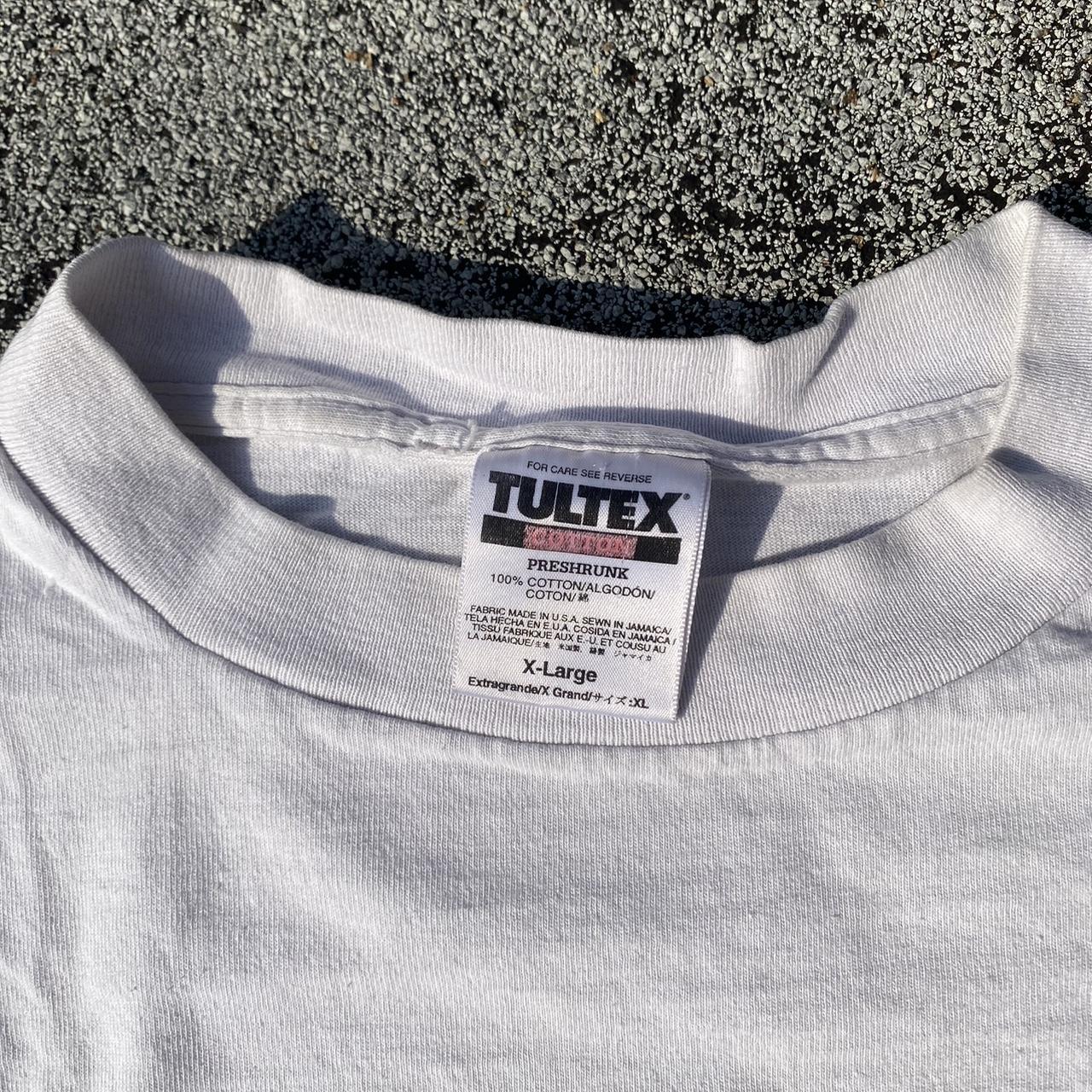 VINTAGE TULTEX BLANK T SHIRT 90s Size XL 23 x | Depop
