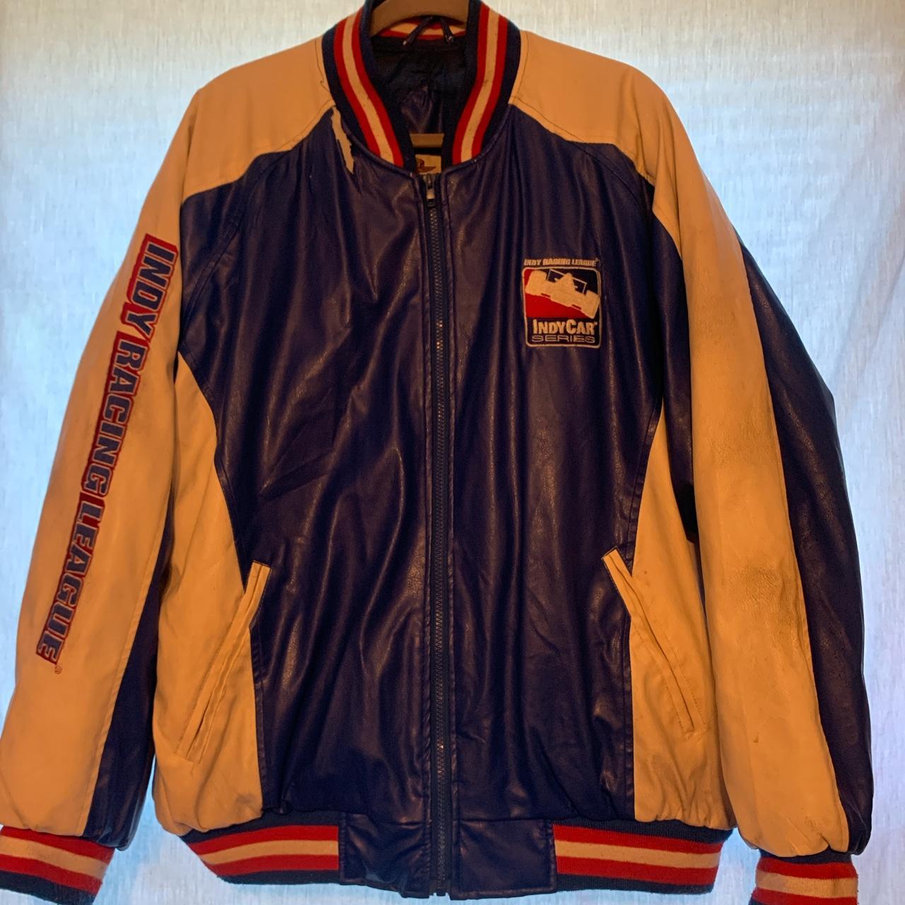 IndyCar Racing League jacket, pretty worn, but still... - Depop