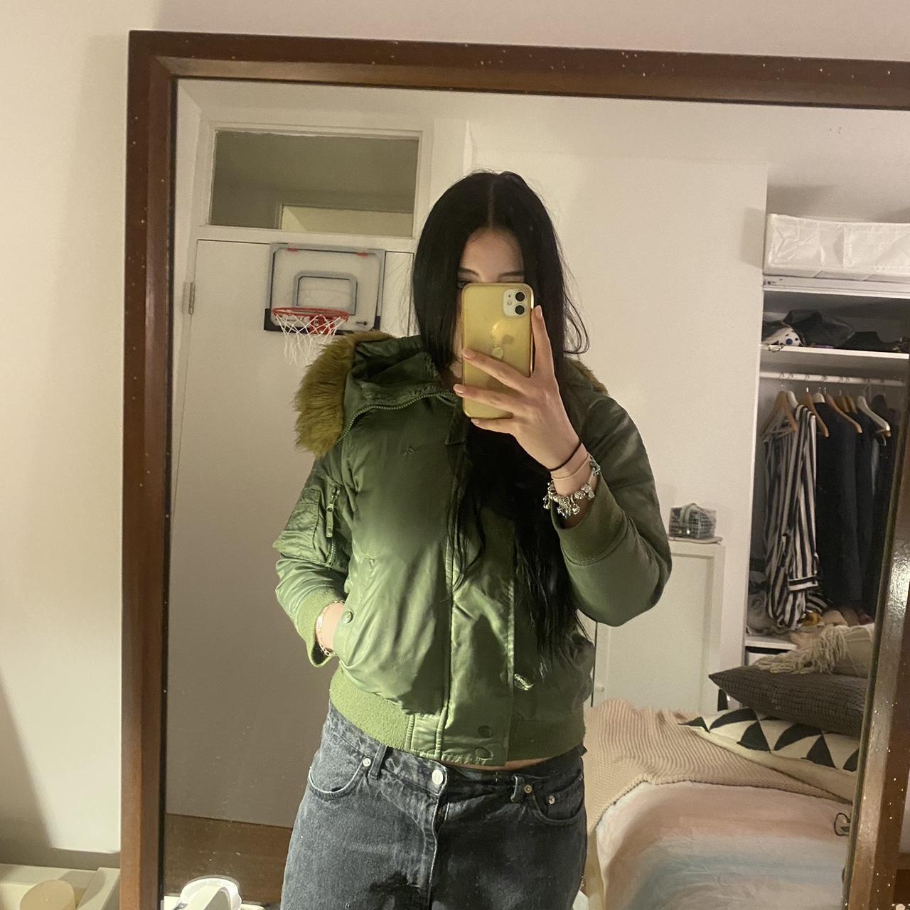 Alpha industries green jacket best sale