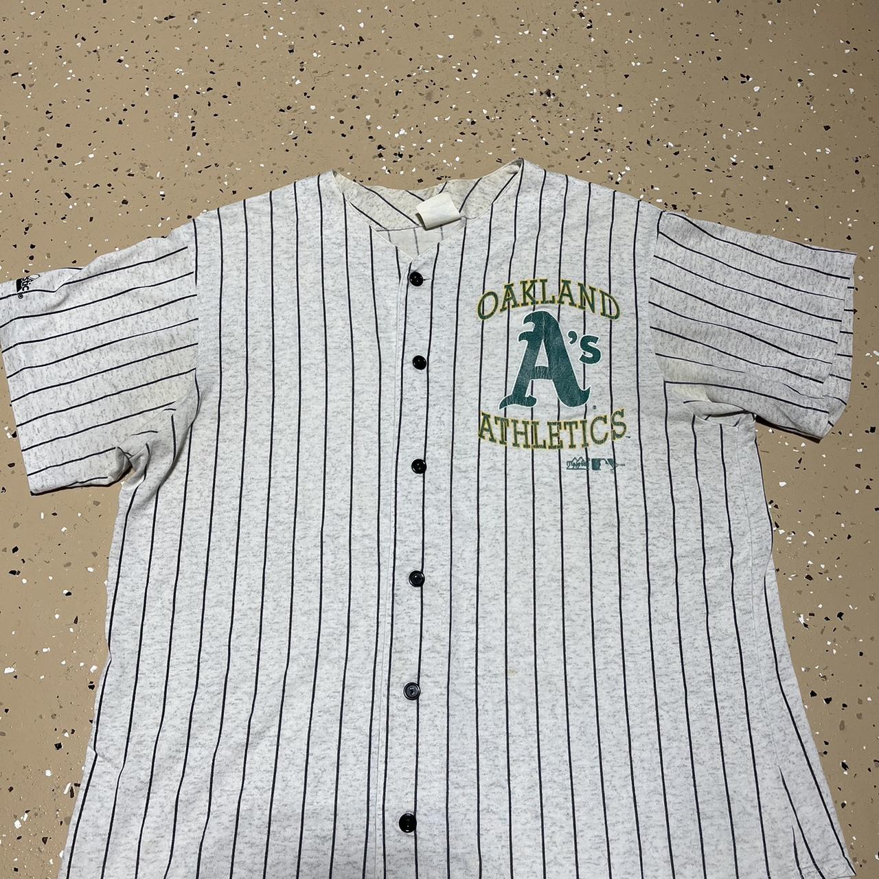 Vintage Oakland Athletics Baseball Jersey Size: XL, - Depop