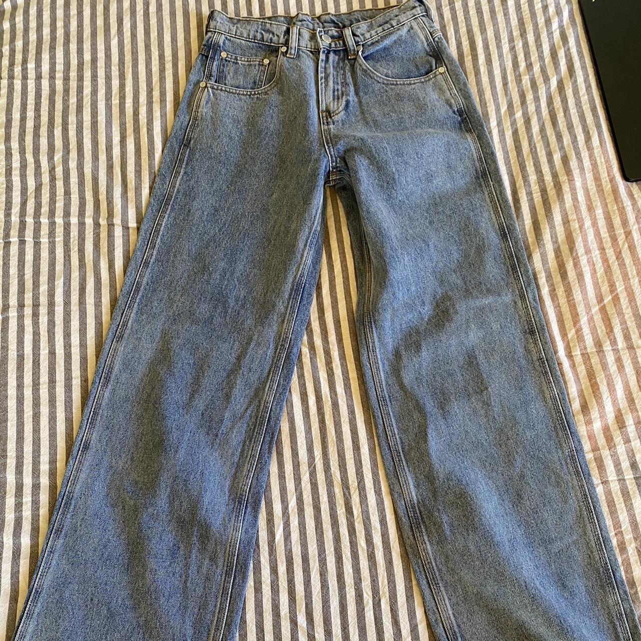 Unif x jean. They were to long in me so I cut them.... Depop