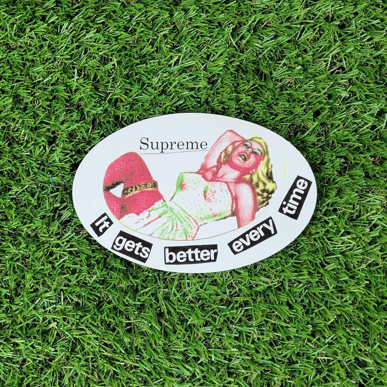 Supreme It Gets Better Every Time Sticker SS19 New