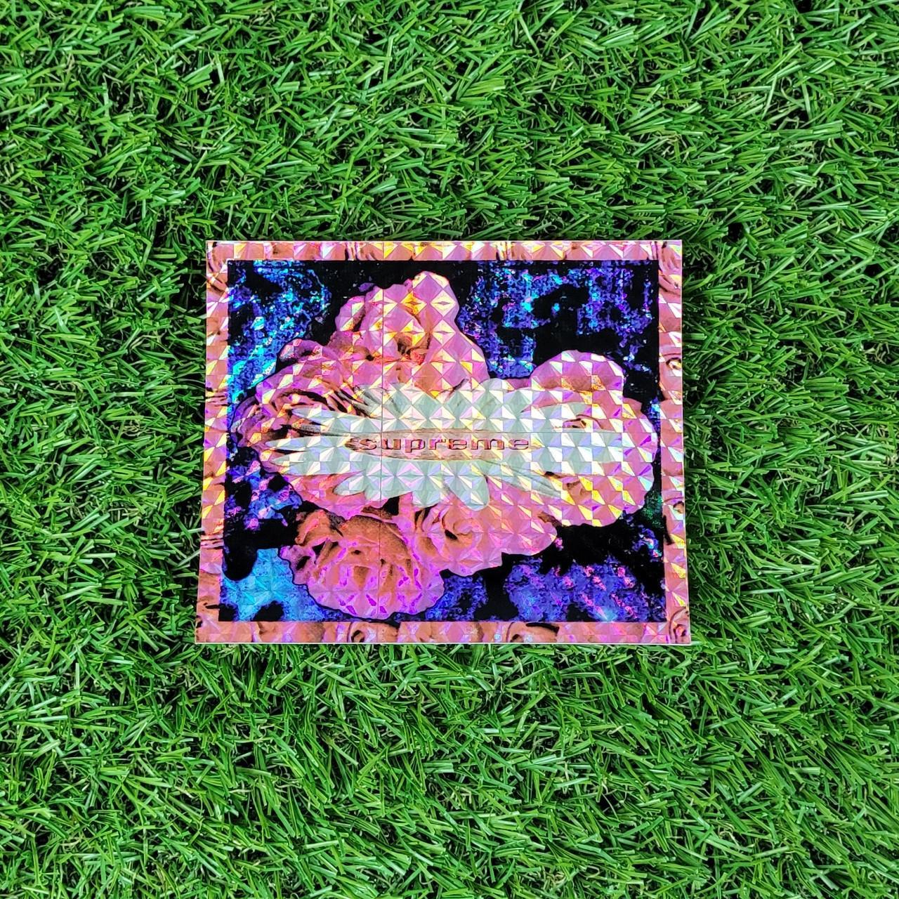 Supreme Holographic Blooming Flower Sticker FW17 New. Depop