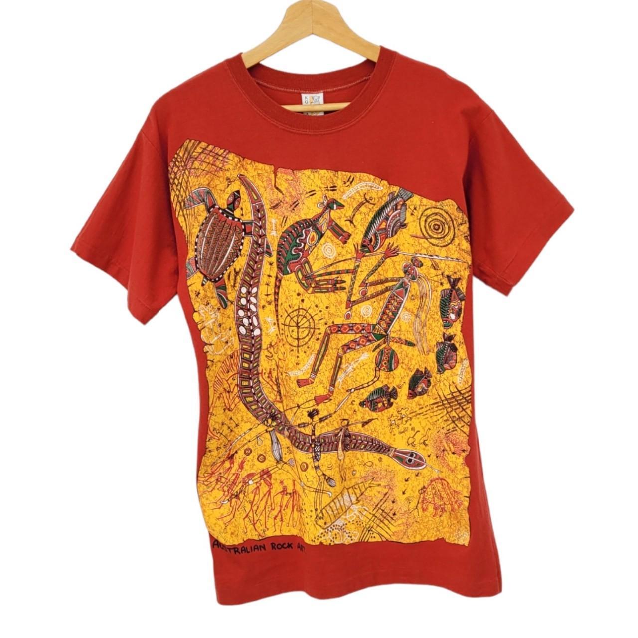 Men's Orange Tshirt Depop