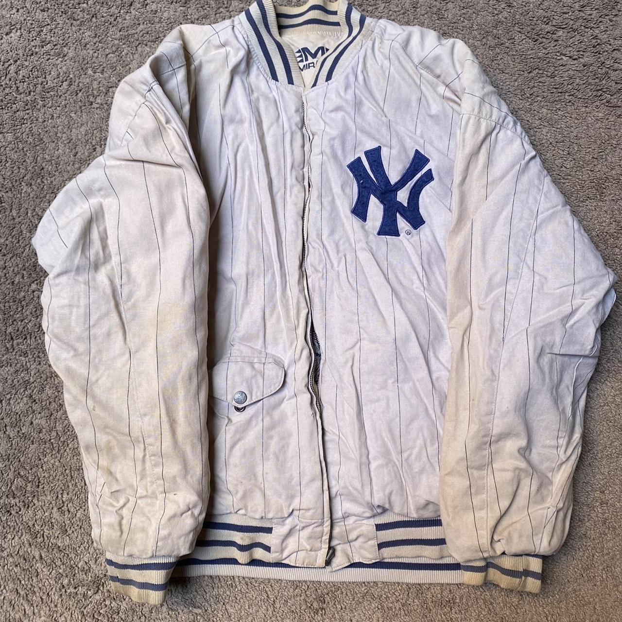 Vintage Nike New York Yankees jacket in navy. Y2K - Depop