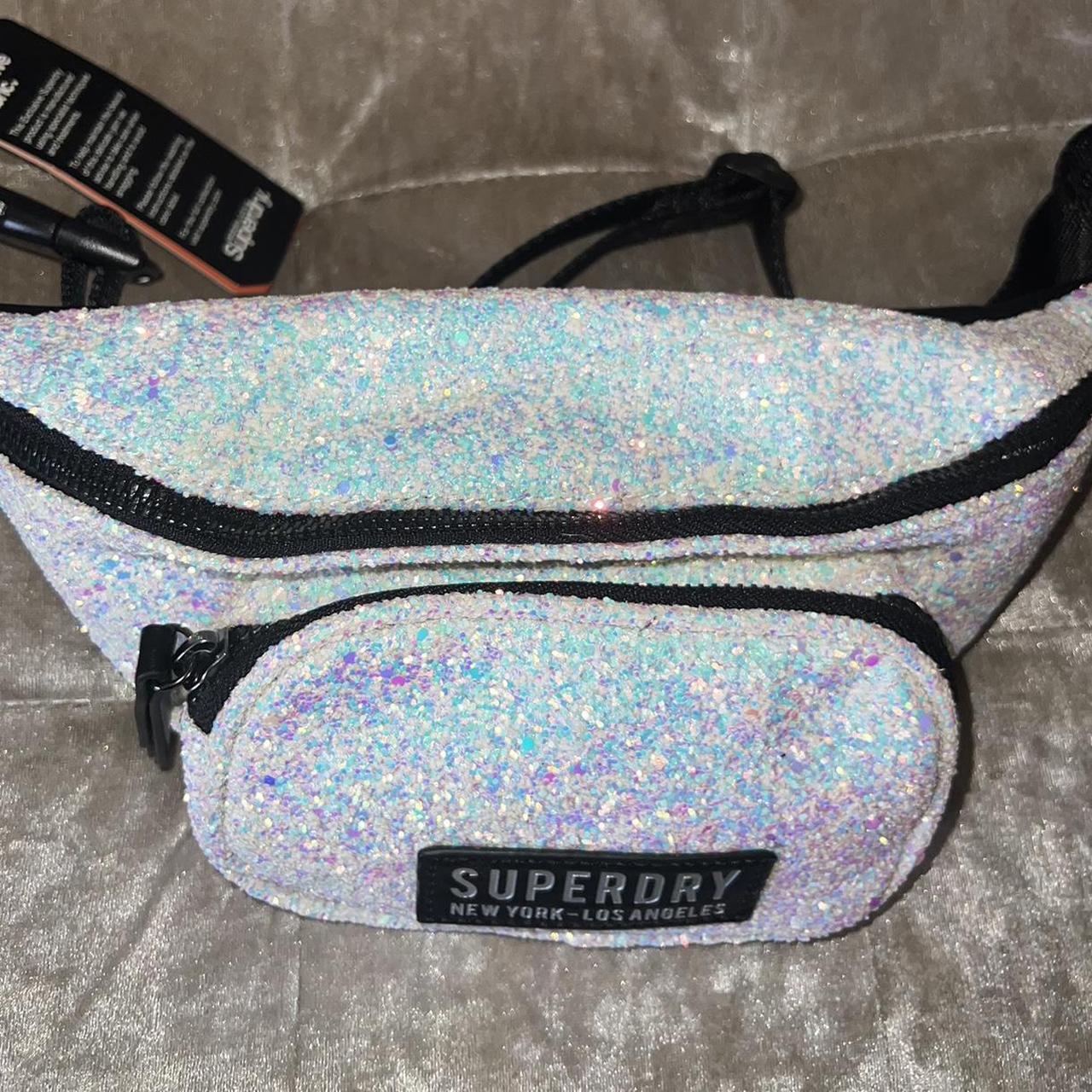 Superdry glitter bum online bag