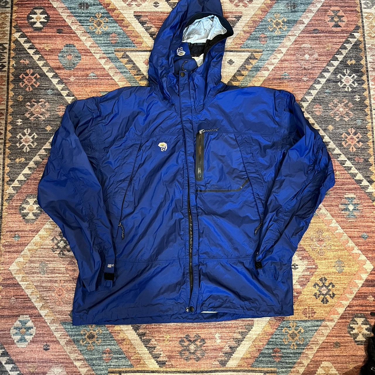 Mountain Hardwear Men's Blue Jacket | Depop