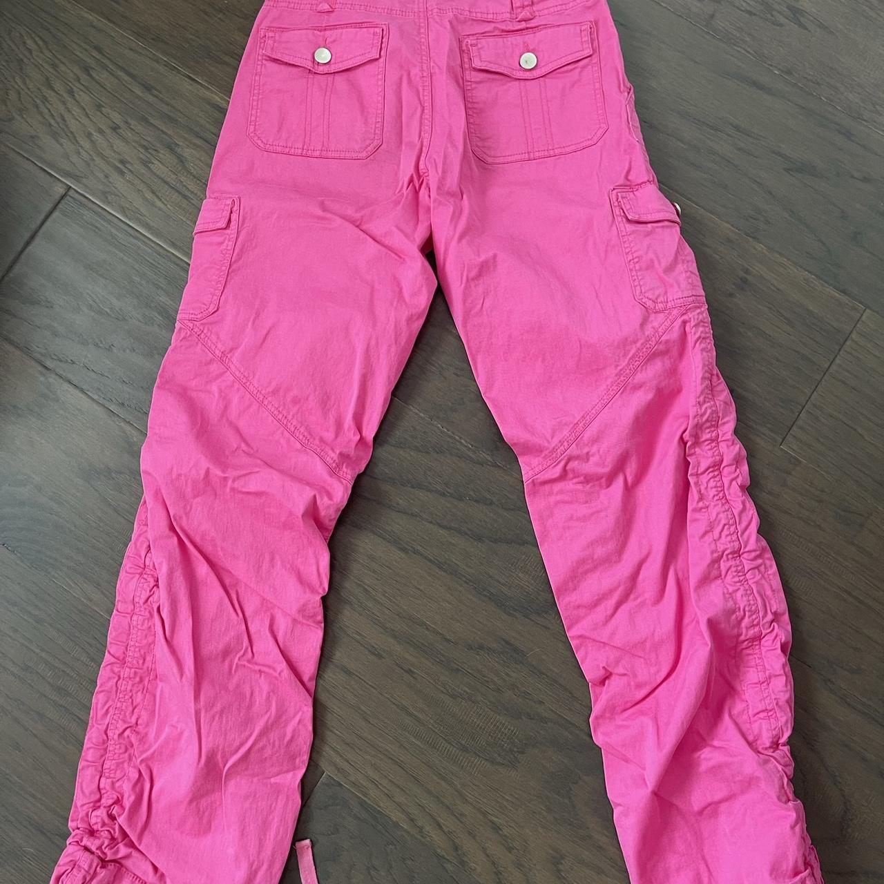 iamgia pink cargo pants worn 3 times Depop