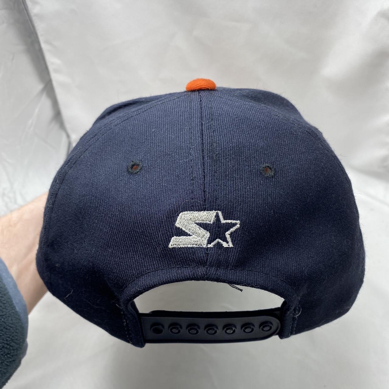 Vintage Starter Detroit Tigers Snapback Hat Script - Depop