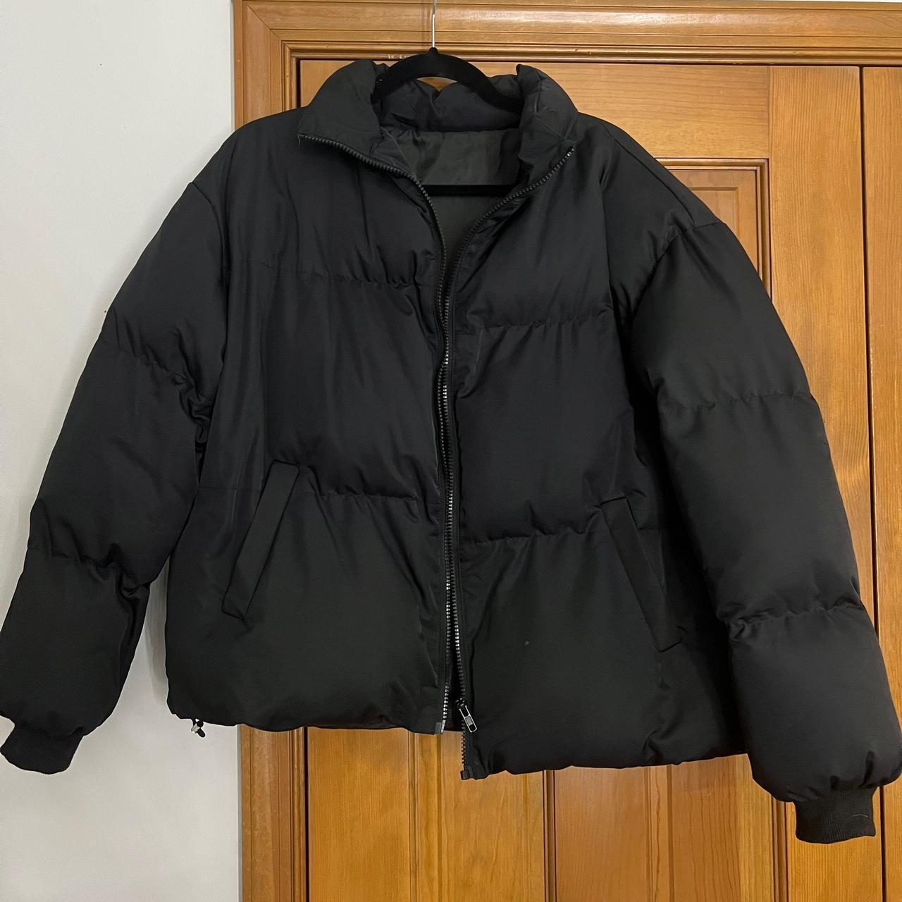 small cider puffer coat winter puffercoat Depop