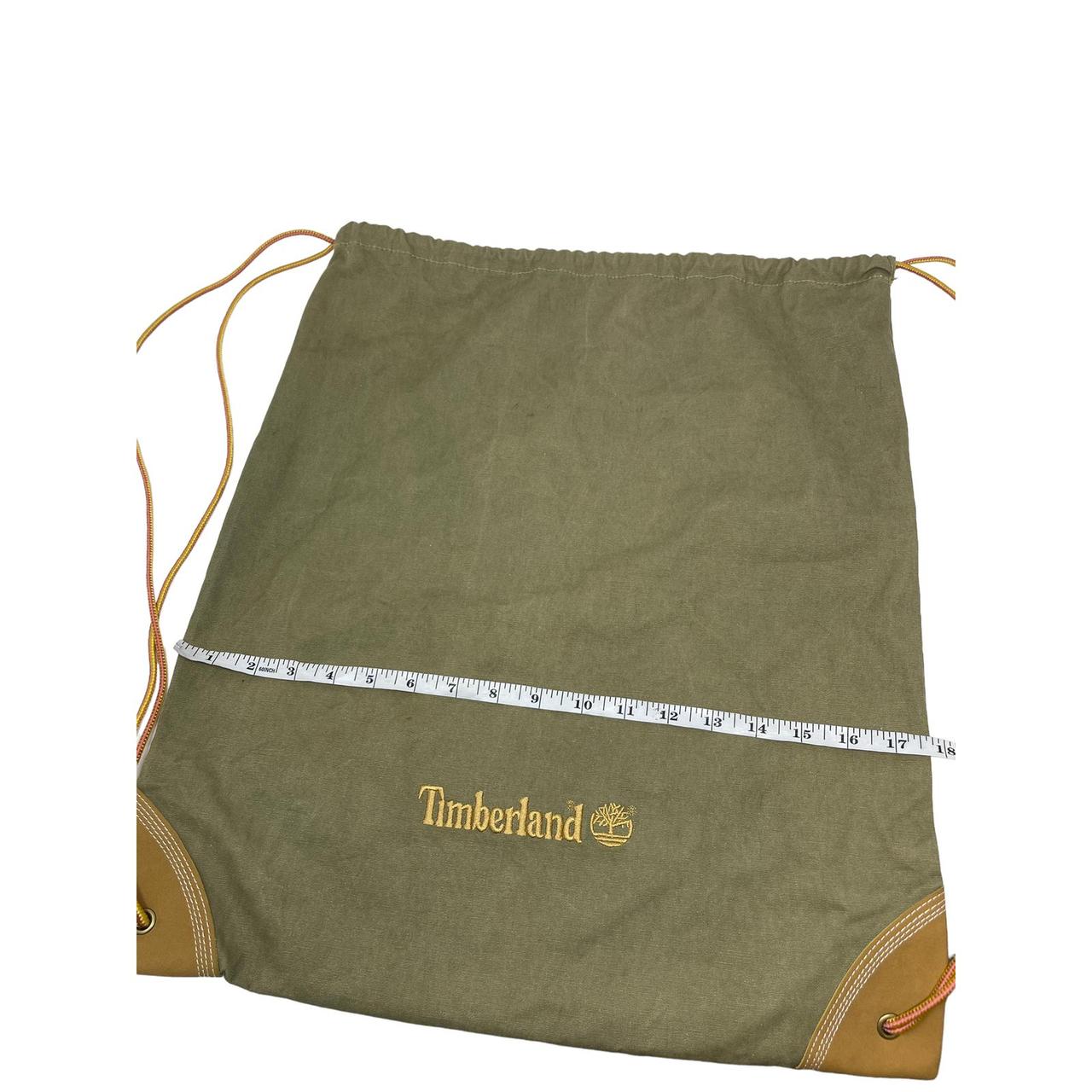 Timberland Drawstring Gym Bag Cinch Bag Khaki Green... - Depop