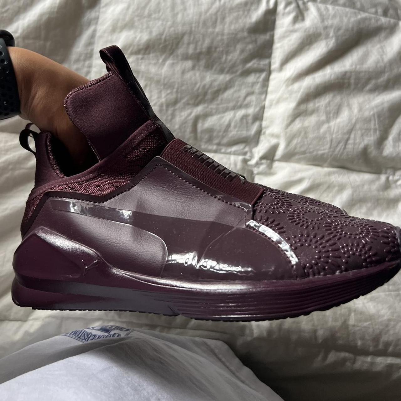 Puma Women's Purple Trainers Depop