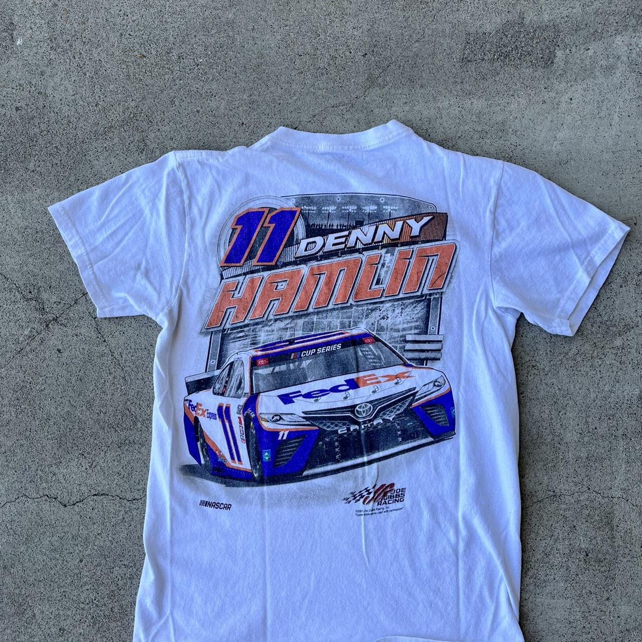 FedEx NASCAR 11 Denny Hamlin Cup Series T Graphic... - Depop