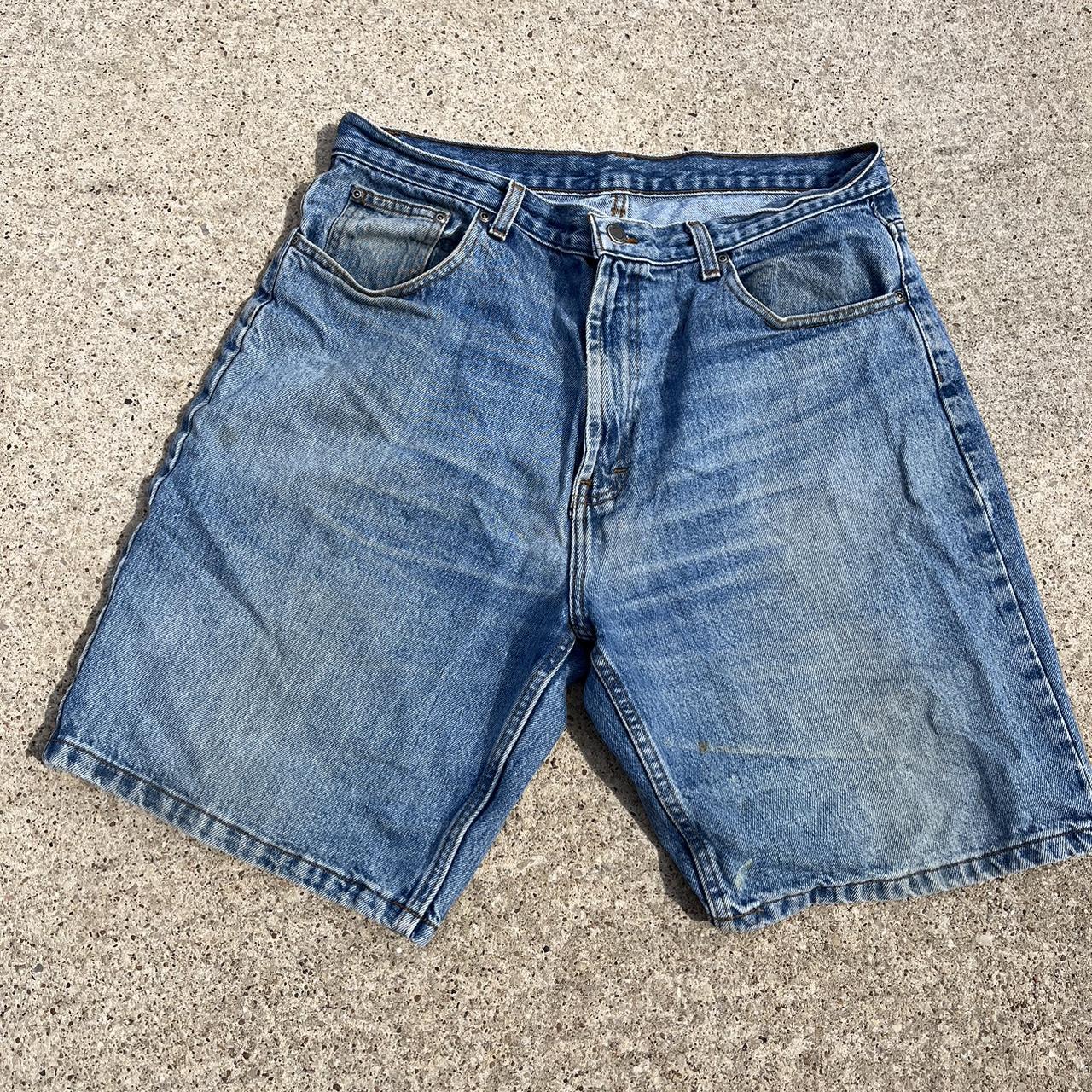 Makers Mark Denim Jorts All items are vintages and... - Depop