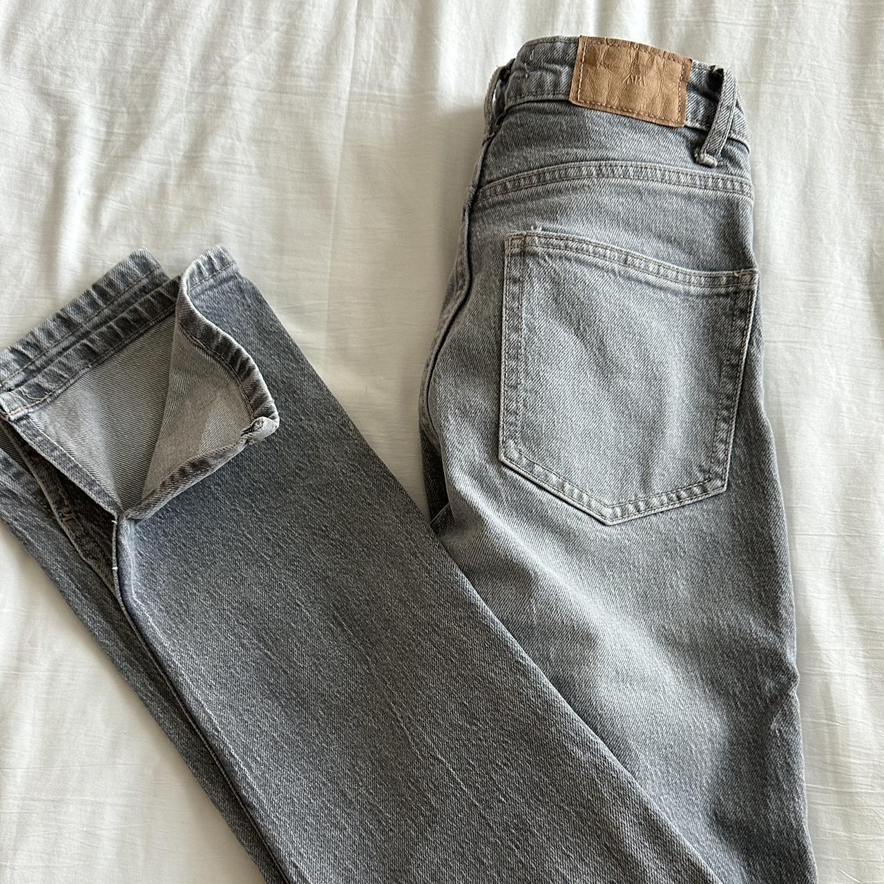 Zara gray suede split hem selling pants