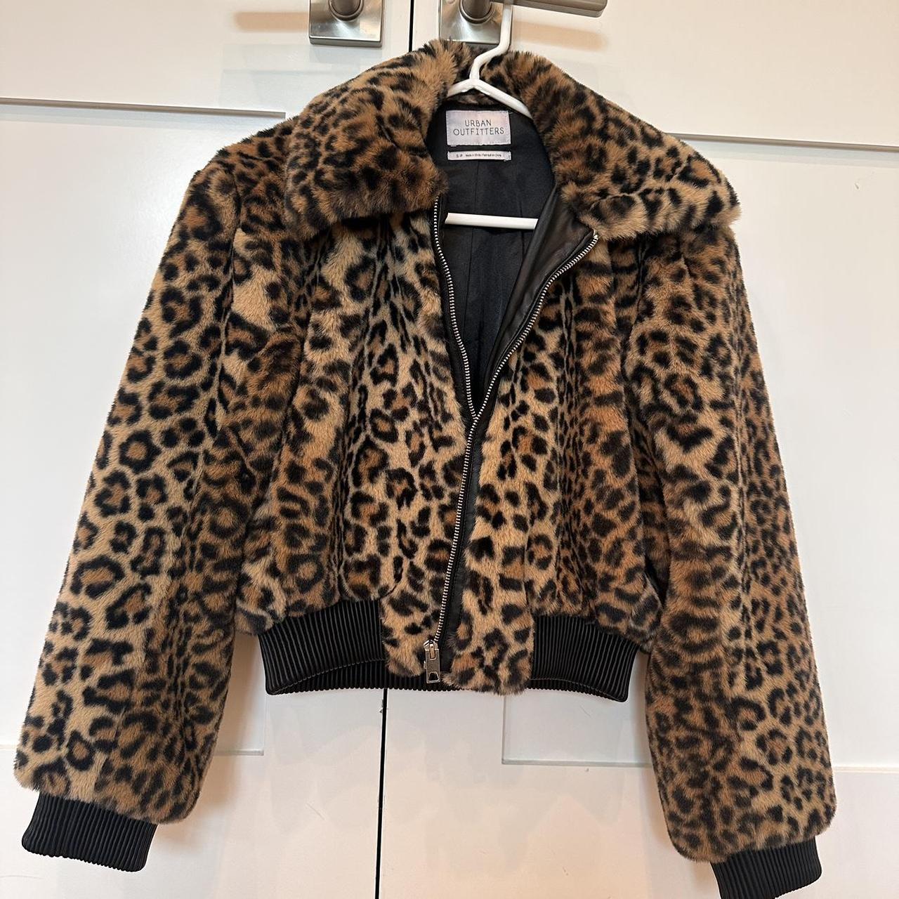 Leopard print hotsell jacket urban outfitters