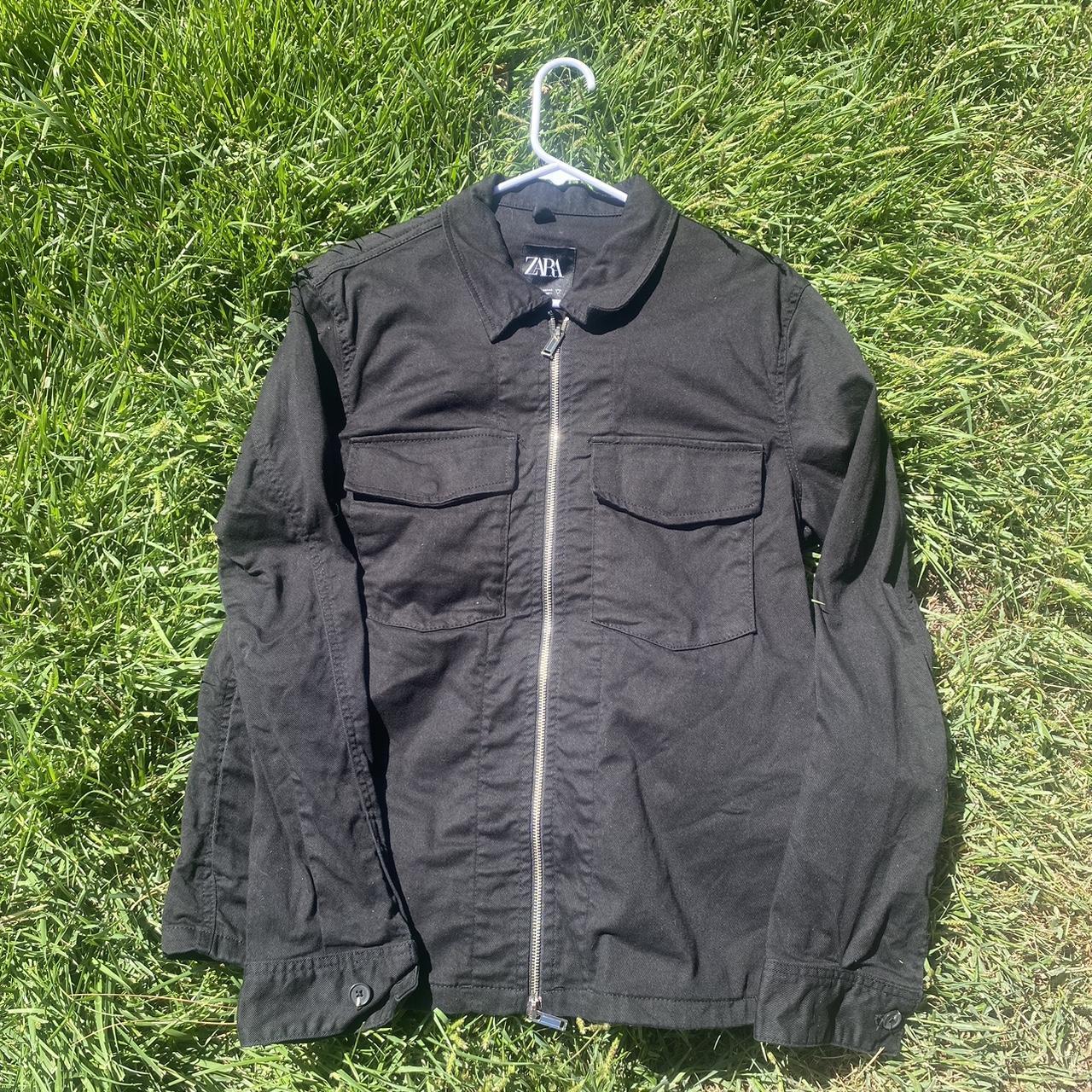 Zara double zip online jacket