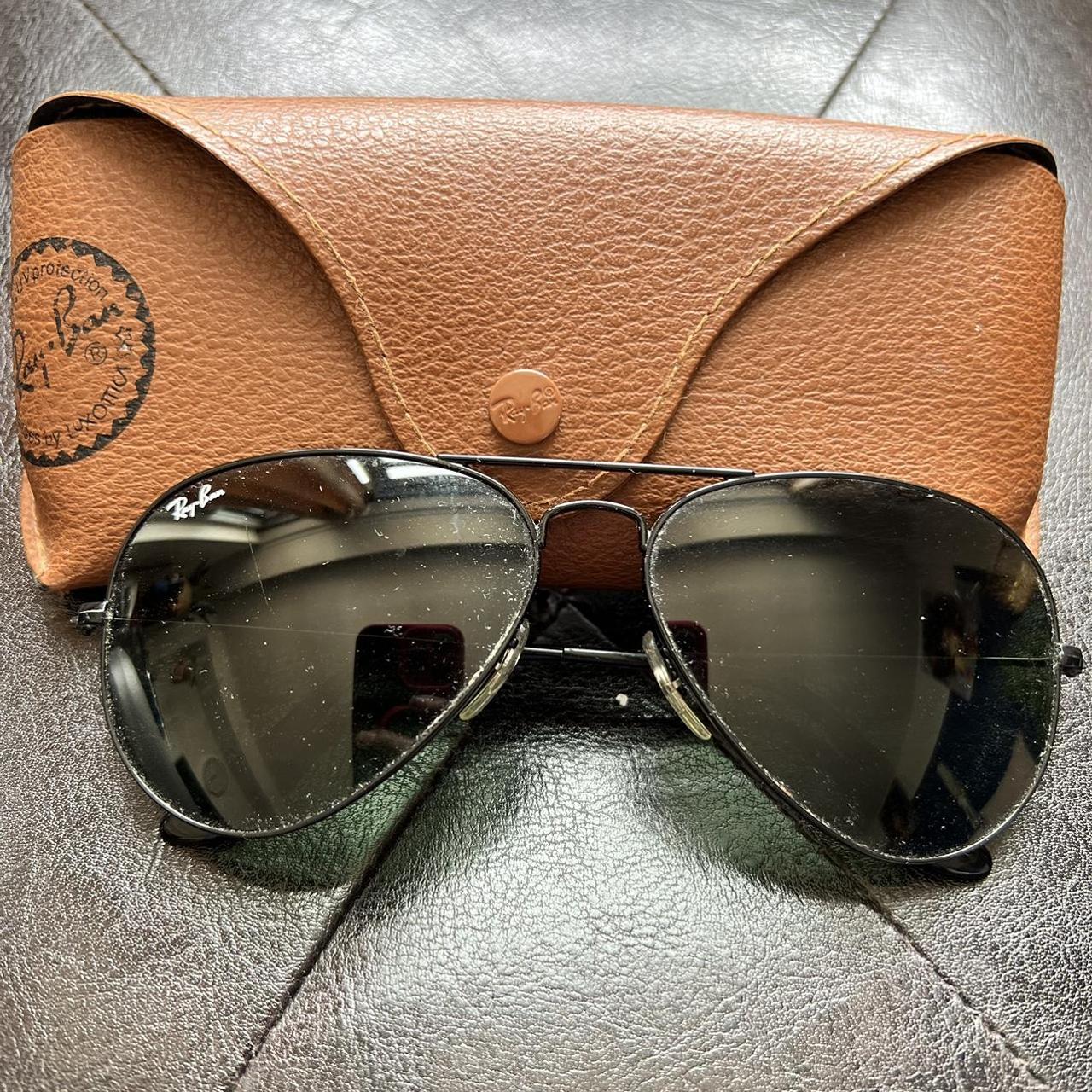 Ray-Ban Women's Black Sunglasses | Depop