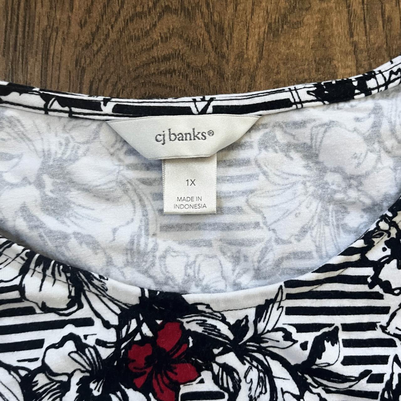 Christopher & Banks Women's Blouse - Multi/Black … - image 2