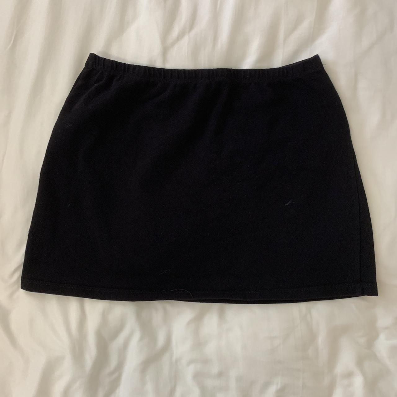 Brandy Melville phoebe skirt Black mini skirt in... Depop