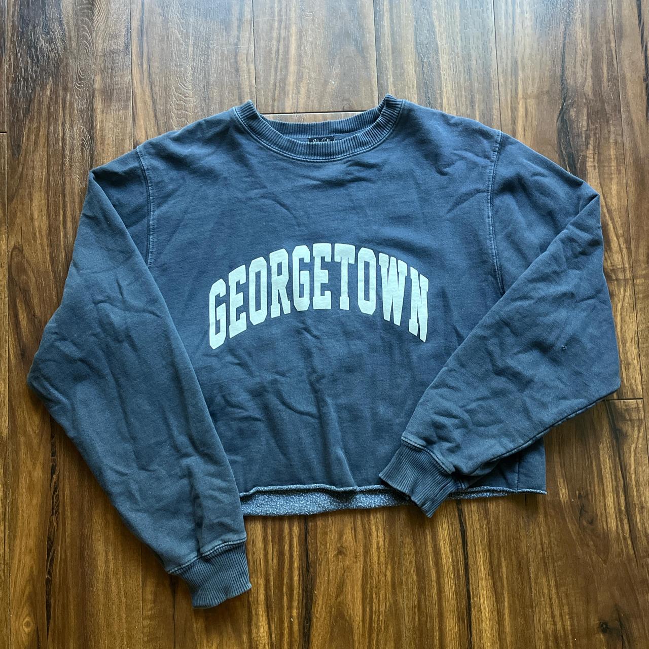 Cropped GEORGETOWN sweatshirt from Brandy. Depop