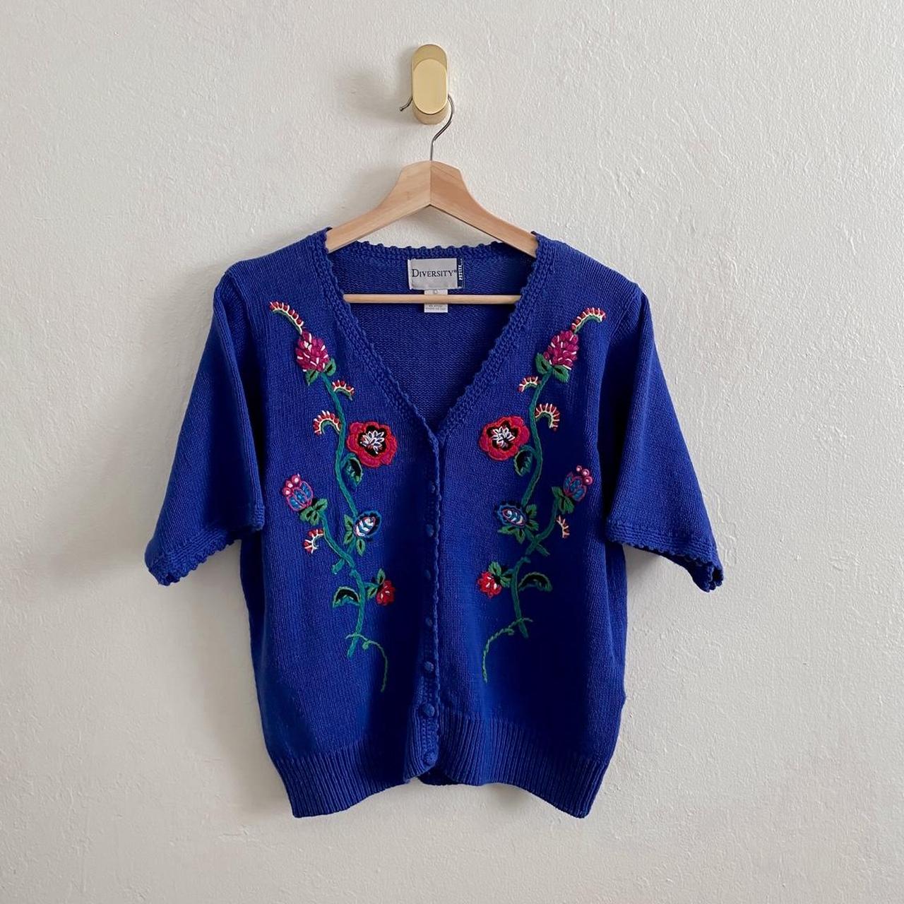 Women's Purple and Pink Cardigan Depop