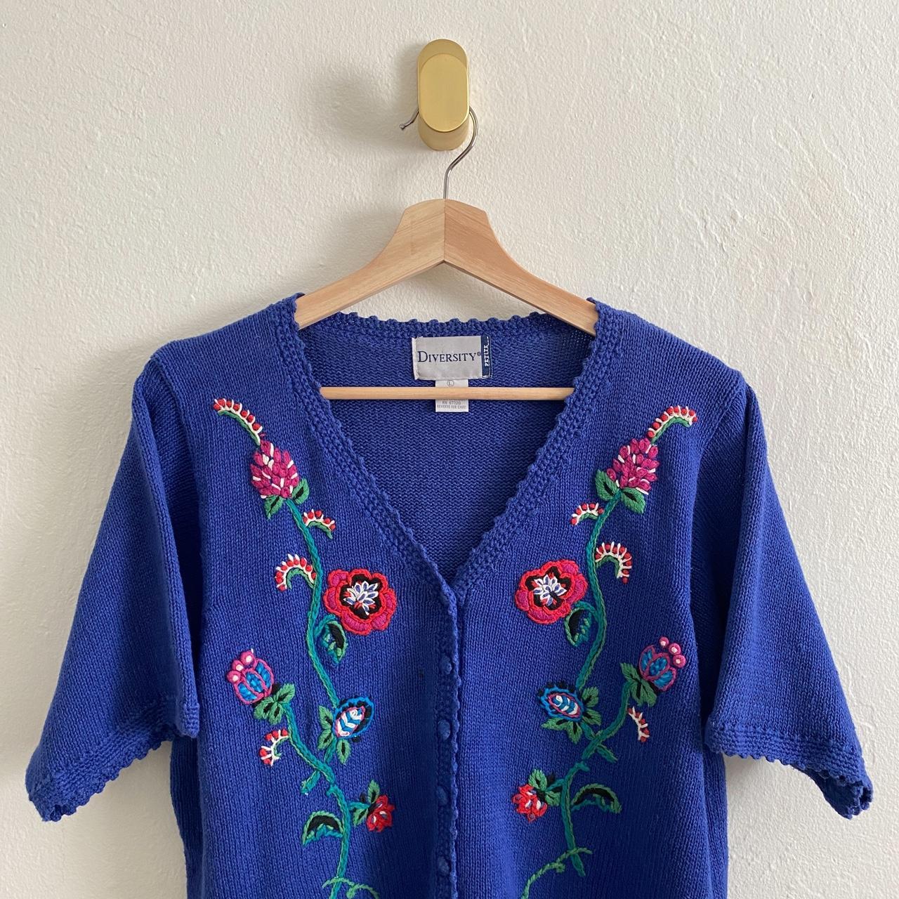 Women's Purple and Pink Cardigan Depop