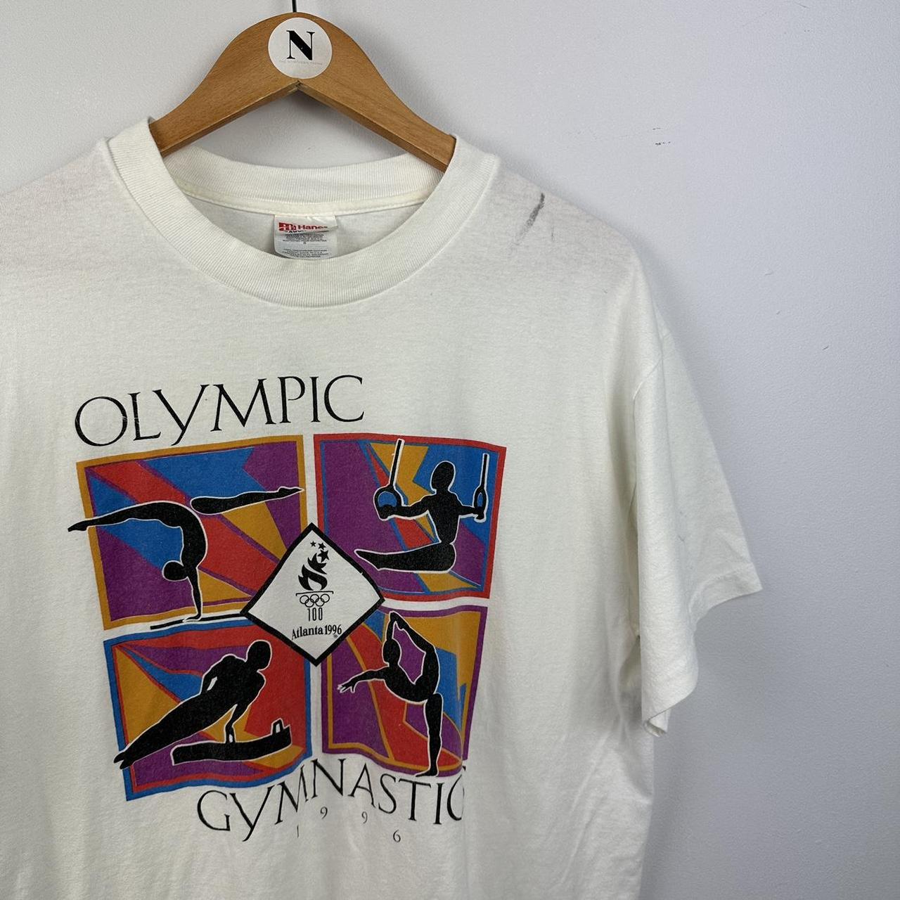 . OLYMPIC GYMNASTICS 1996 SINGLE STITCH GRAPHIC... - Depop