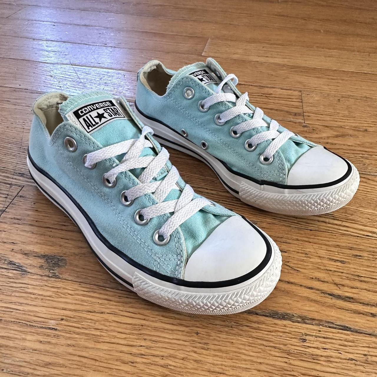Converse Women's Sneakers Blue/Multi US – Sky Blue low top