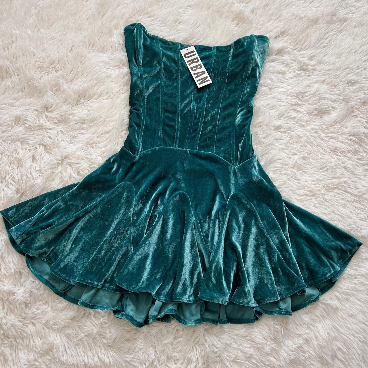 Antoinette velvet mini dress best sale