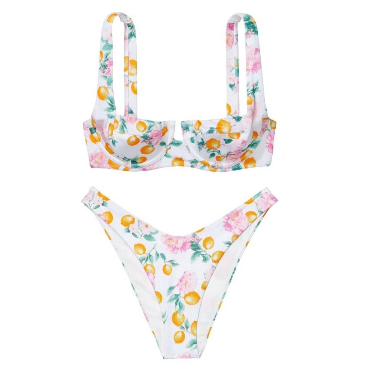 Victoria's Secret, Swim, Victorias Secret Essential Full Coverage Bikini  Top White Lemon