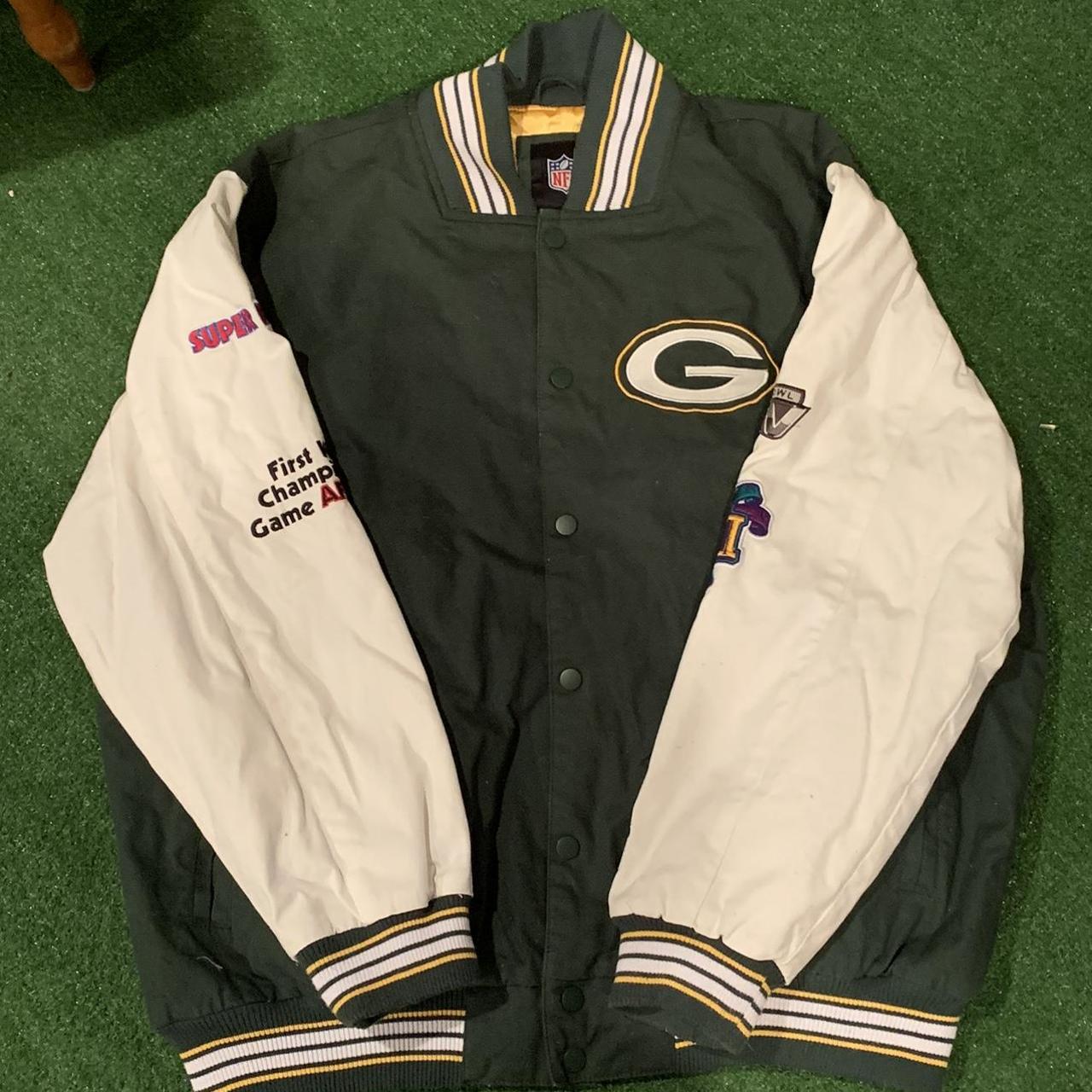 Green Bay Packers Jacket Size 3XL Please check - Depop