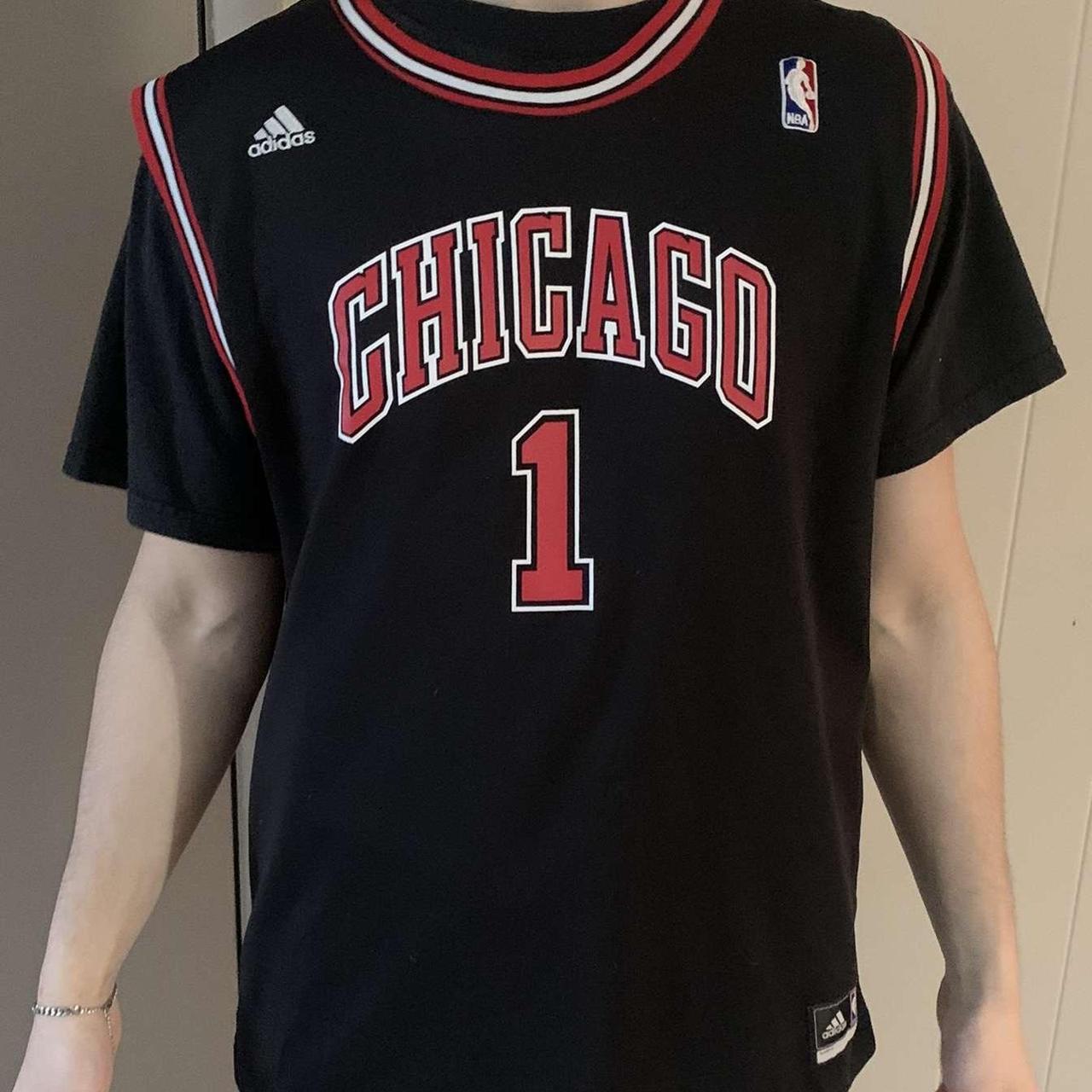 Chicago Bulls #1 Rose Adidas Basketball Jersey