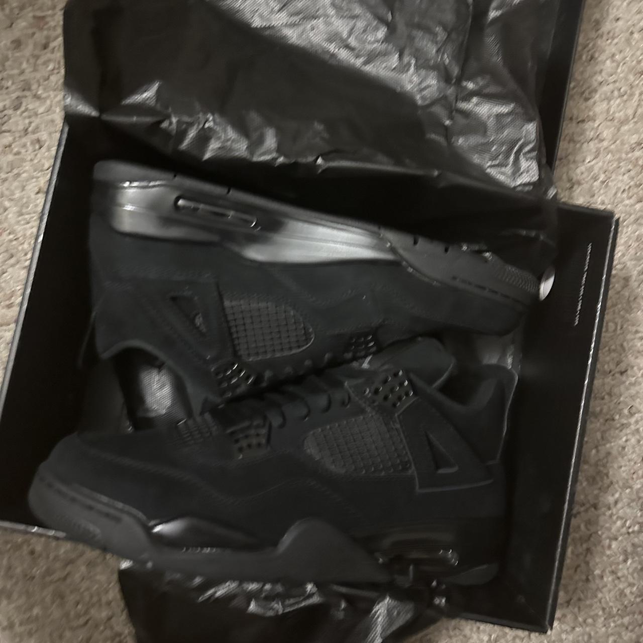 Jordan black cat 4s never worn Taking offers... Depop