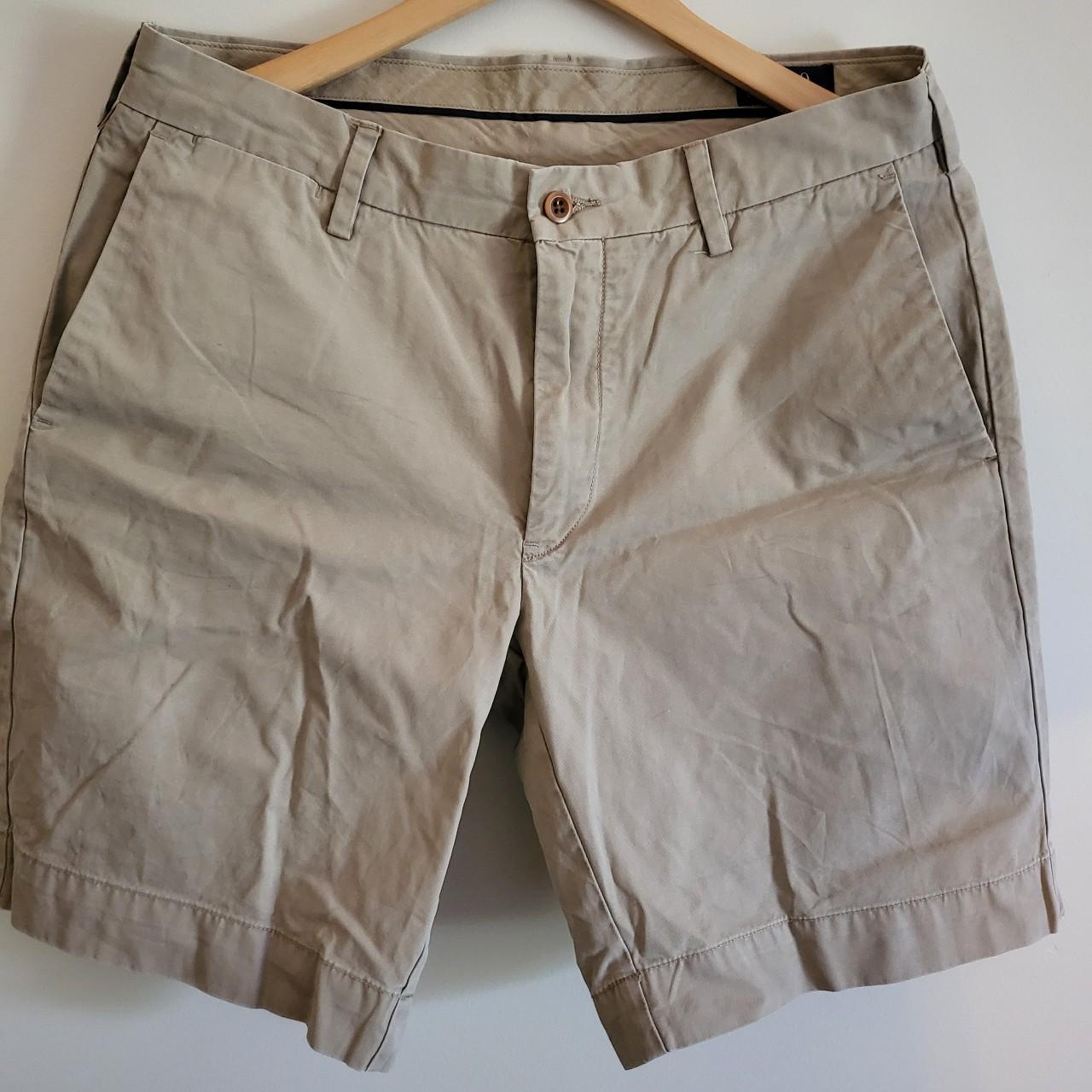 Polo Shorts - Beige - Depop