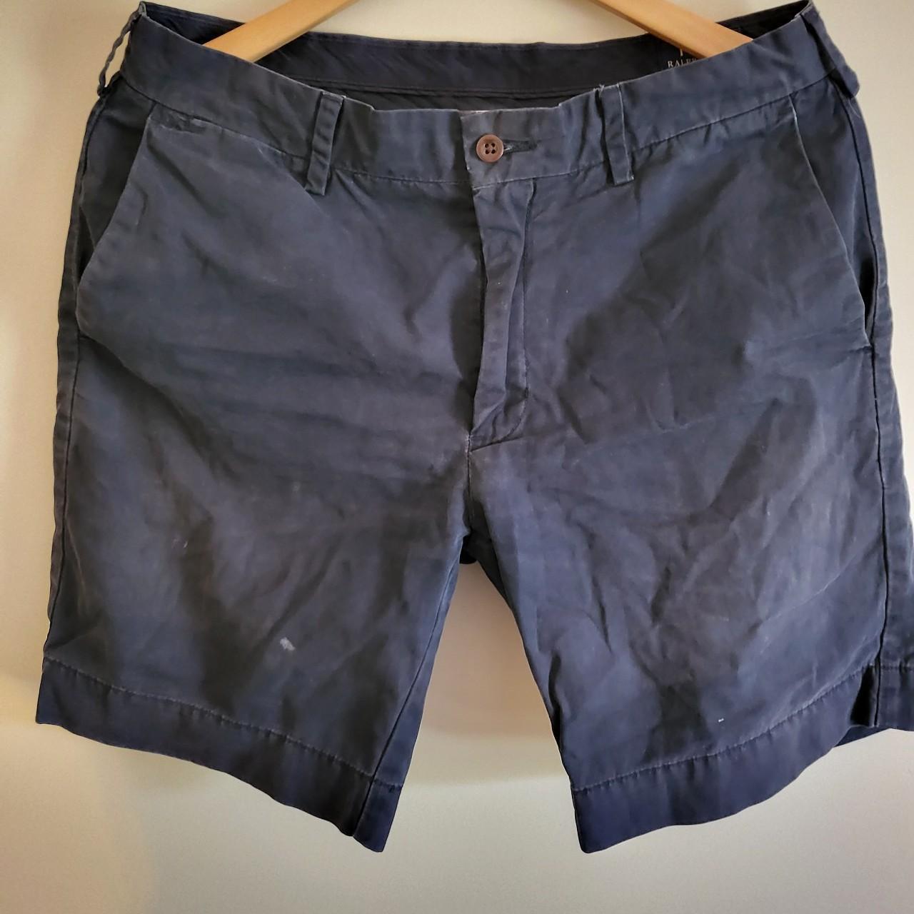 Polo Shorts - Navy - Depop