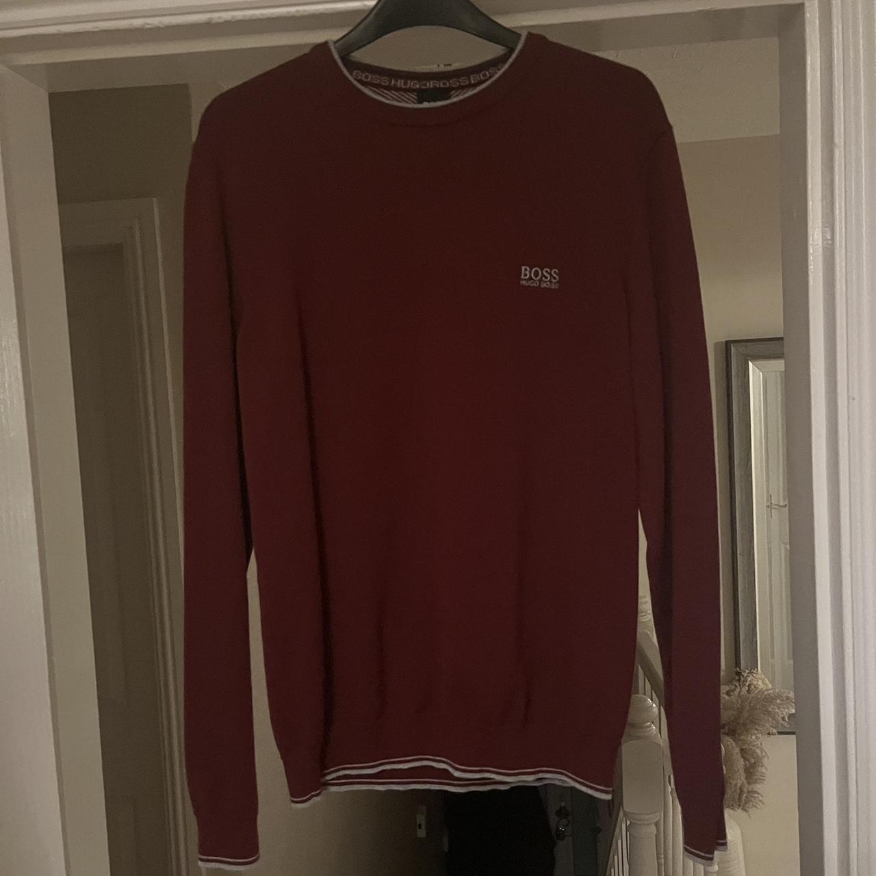 Mens boss 2024 jumper sale