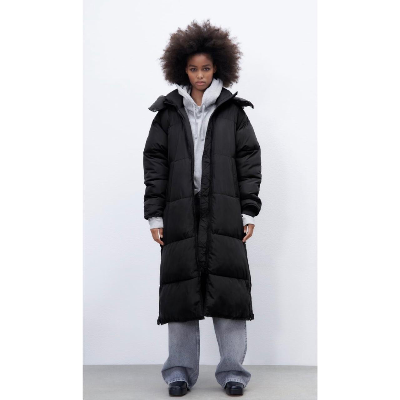 Zara oversized sales puffer jacket