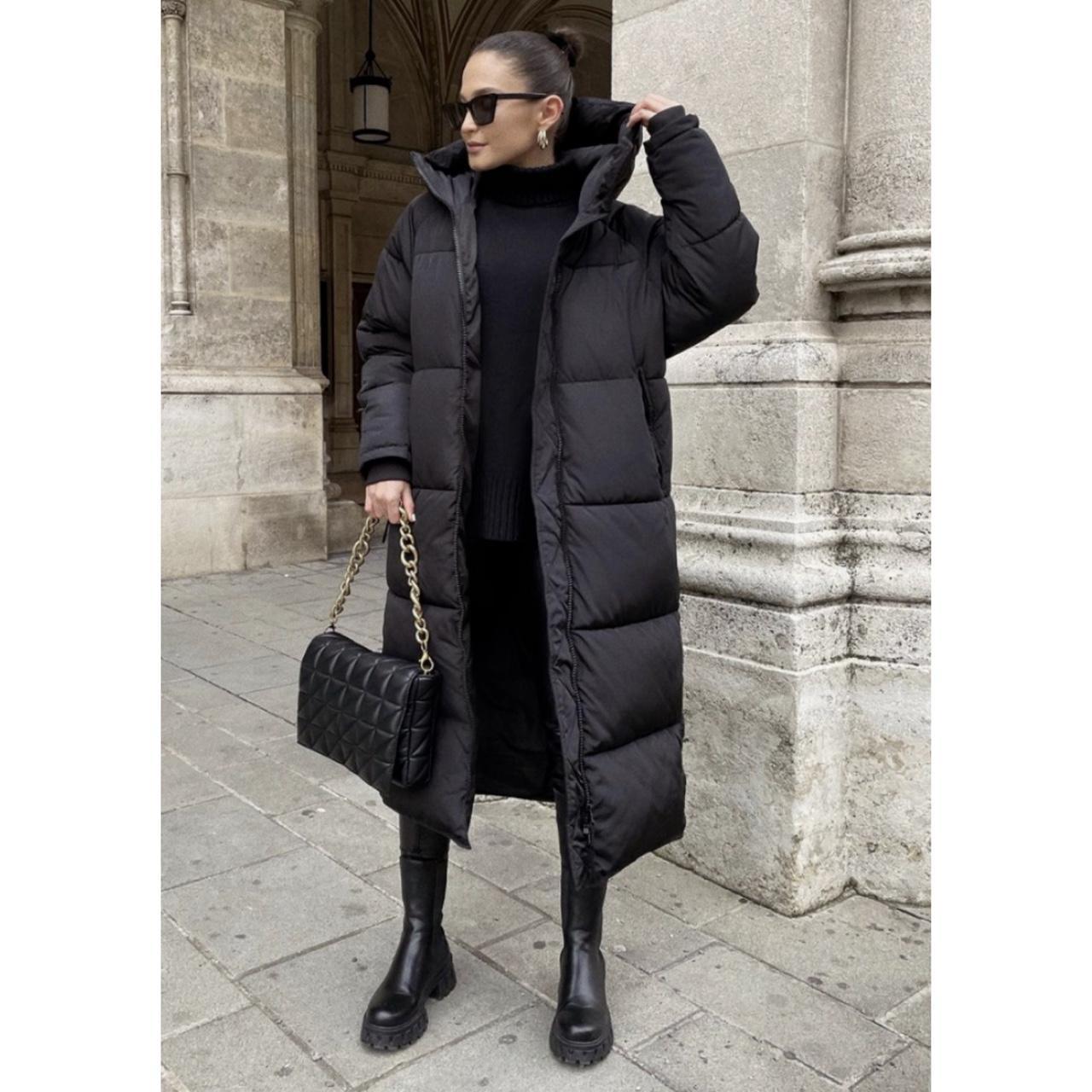 Zara Extra Long Puffer, 21” across