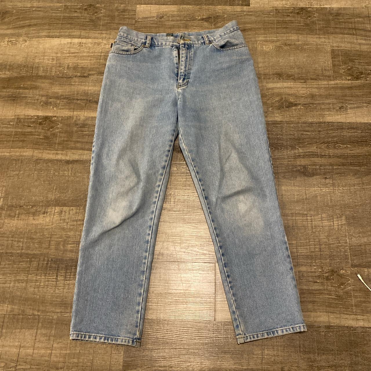 Vintage Ralph Lauren Denim straight leg size 10... - Depop