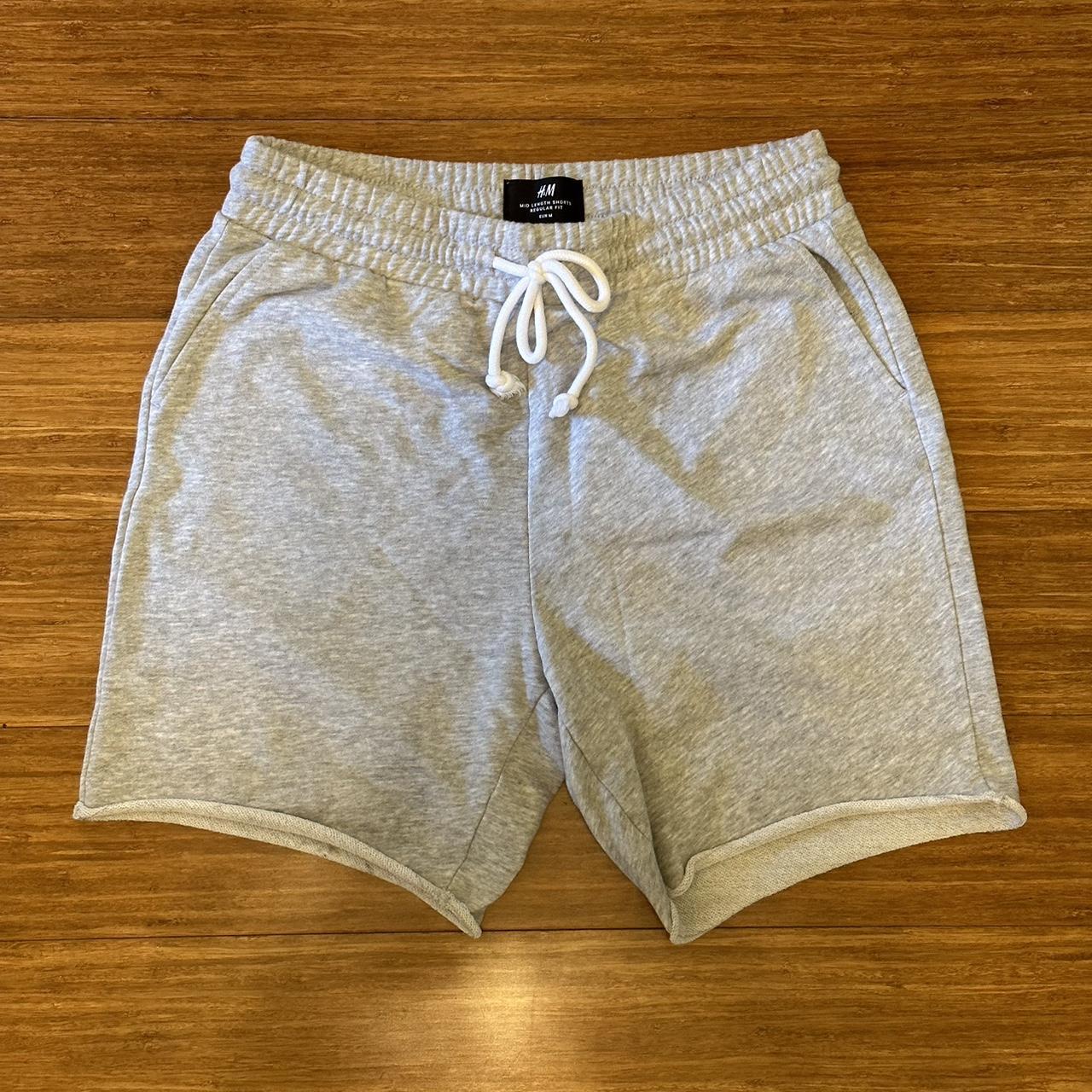 H&M Men's Grey Shorts Depop