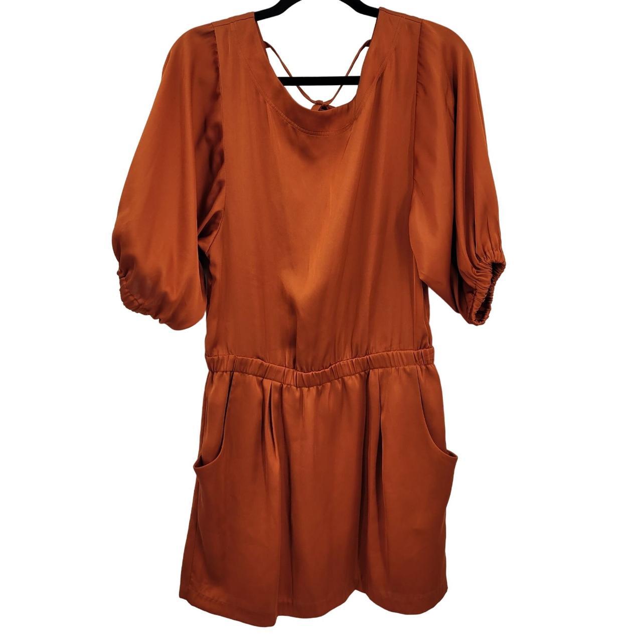 Orange michael deals kors dress