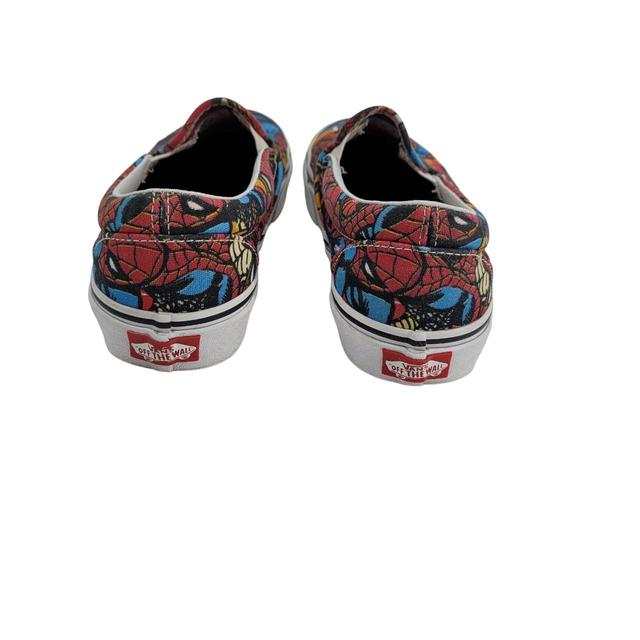 Vans spiderman sales slip ons